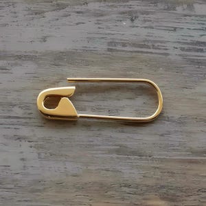 Boucles d'oreilles à épingles à nourrice en or 3/4 po. 9 carats 14 carats 18 carats
