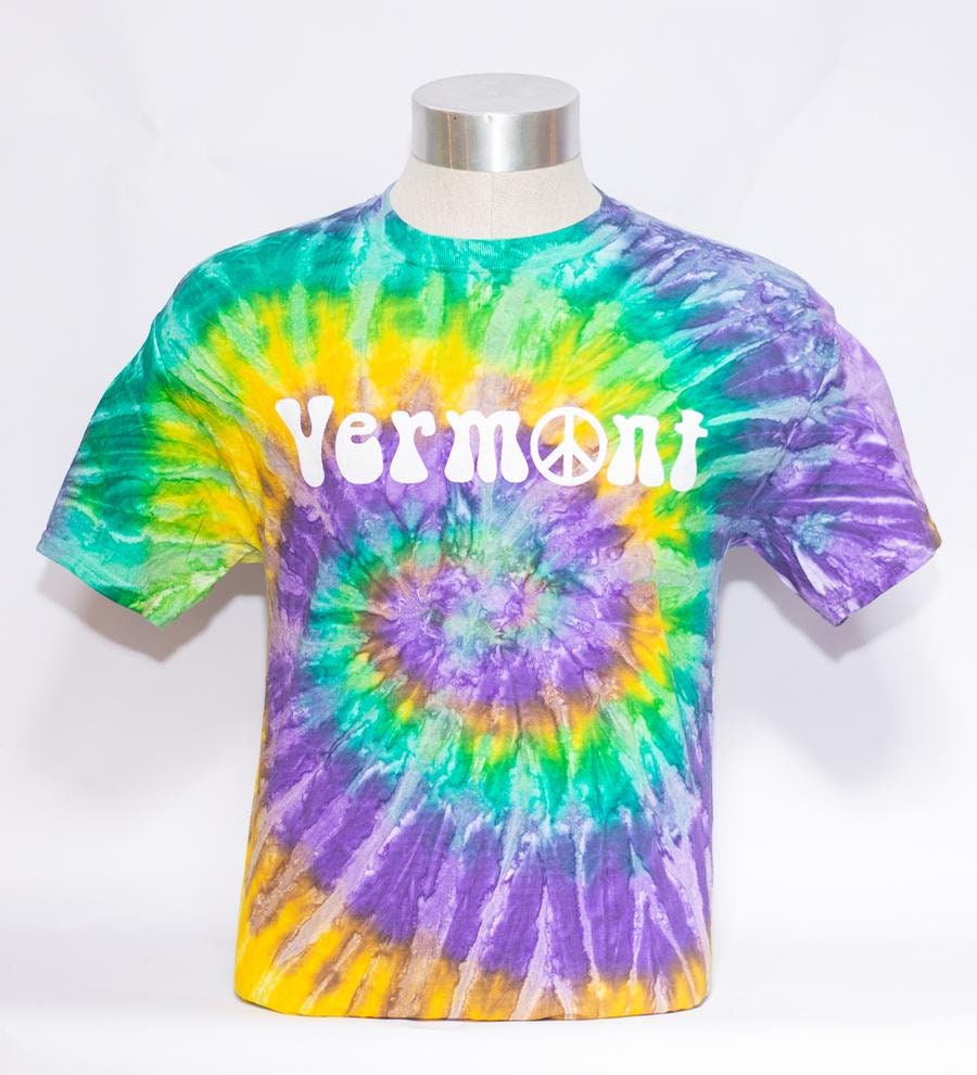 Vermont Peace T-shirt // Mardi Gras Tie 