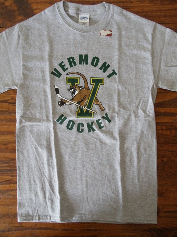 KIDS University of Vermont UVM Hockey T shirt Vermont Hockey