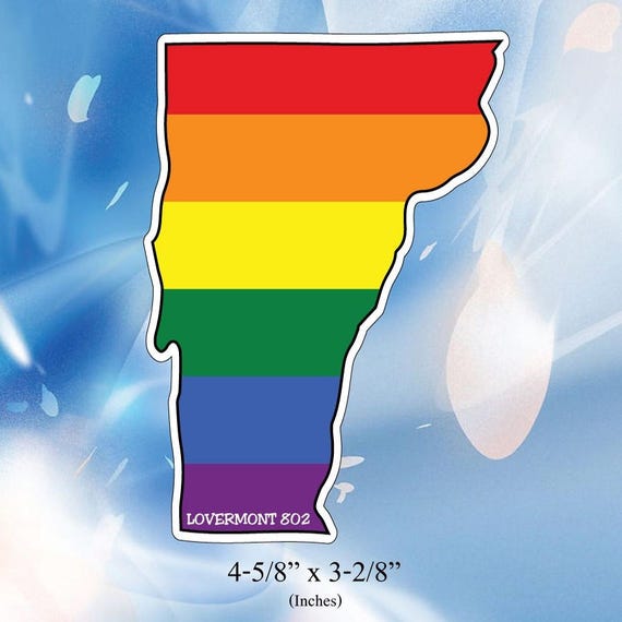 Vermont VT State Outline Vinyl Decal Sticker