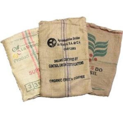 3 THREE Used Coffee Bean Burlap Bags Burlap Coffee Bags Etsy
