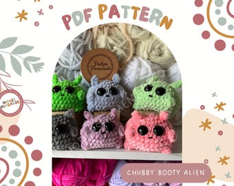 Chubby Booty Alien pattern beginner friendly