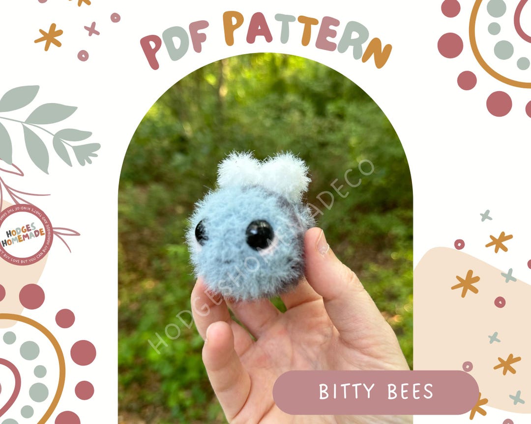 Bitty Bees Beginner Crochet Pattern - Etsy