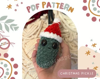Christmas Pickle Crochet Pattern