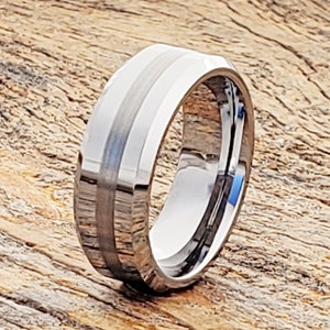 Men&#39;s tungsten ring, tungsten ring, men&#39;s wedding band, men&#39;s wedding ring, personalized ring, tungsten band, tungsten carbide wedding band