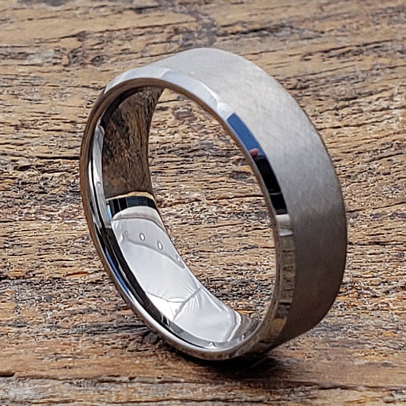Tungsten Wedding Band Engagement Gift Matte Wedding Band Engagement Band Promise Ring Brushed Mens Wedding Band Tungsten Carbide Ring
