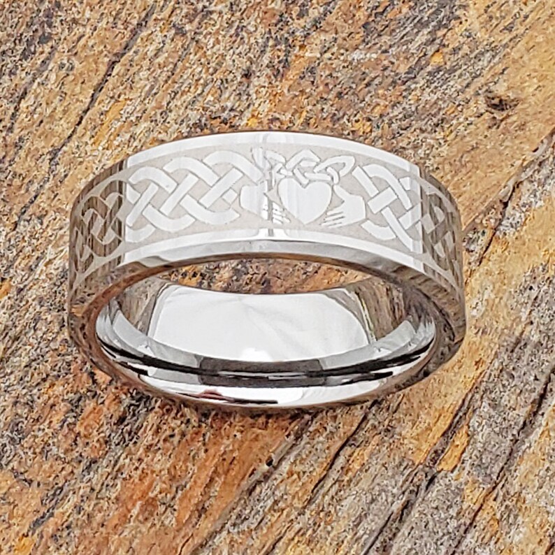 Claddagh Ring Celtic Friendship Ring Heart Ring Anniversary Etsy