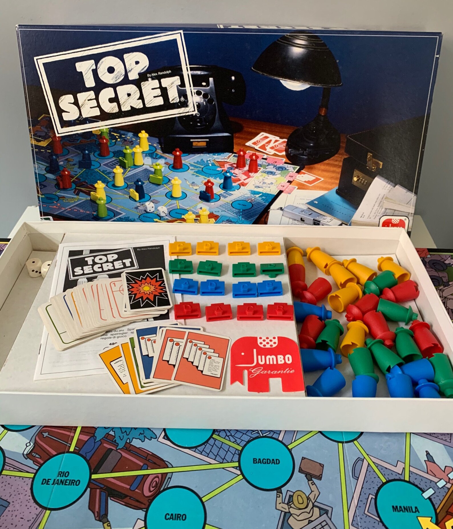 Top Secret Board Game by Jumbo dating 1985 Etsy