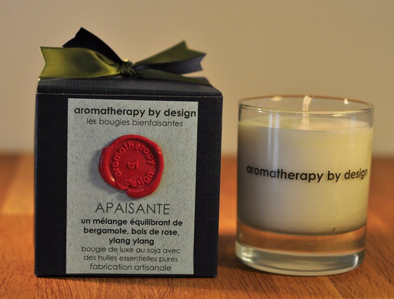 Handpoured luxury Soy wax Aromatherapy candle 150g/30h image 1