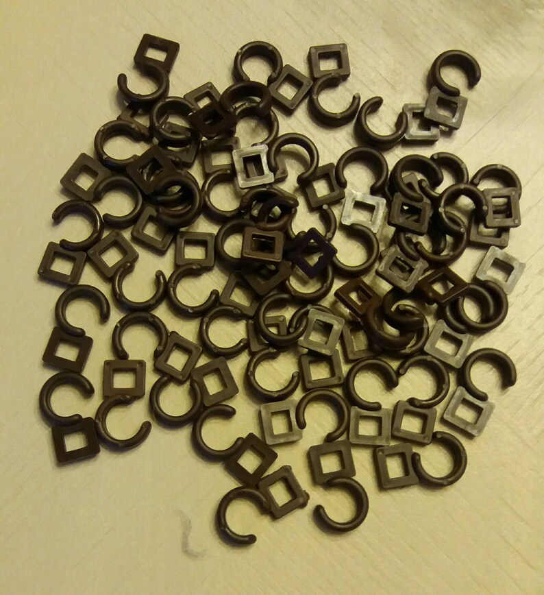 Plastic Clips For Fixing Ring And Curtain Ruflette Etsy