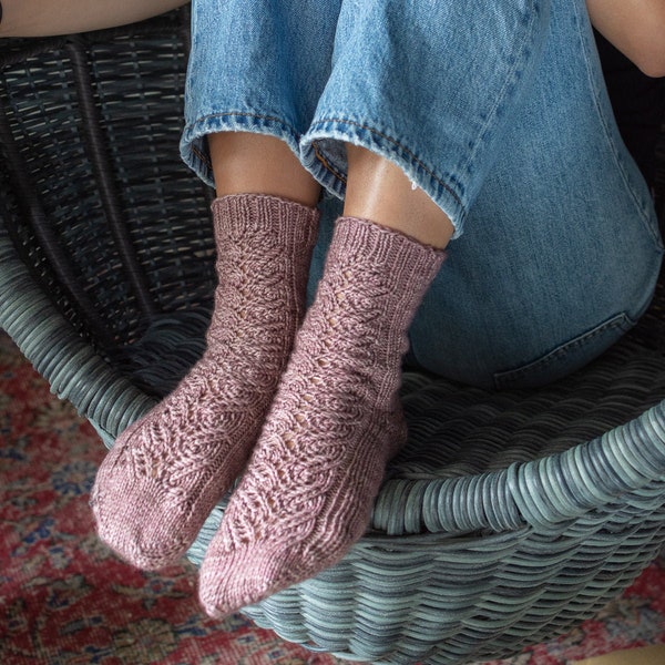 Sultry Sock Knitting Pattern