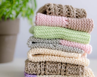 Lacey Spa & Dish Cloth Knitting Patterns Ebook