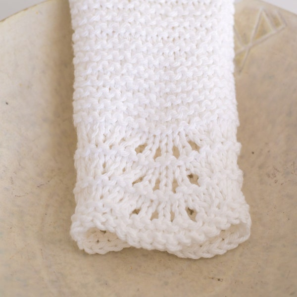 Pretty Little Spa and Dishcloth Knitting Pattern