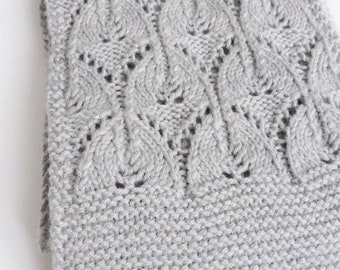 Cloud Covered Scarf Knitting Pattern