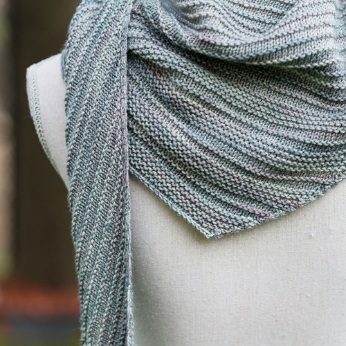 Modèle de tricot écharpe châle To the Sea