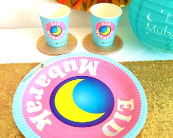 Eid Party Cups, Eid Party Plates, Eid Gifts, Eid Mubarak Banner, Eid Decor, Eid ul Adha, Eid Festival, Eid Cards, Eid Greetings