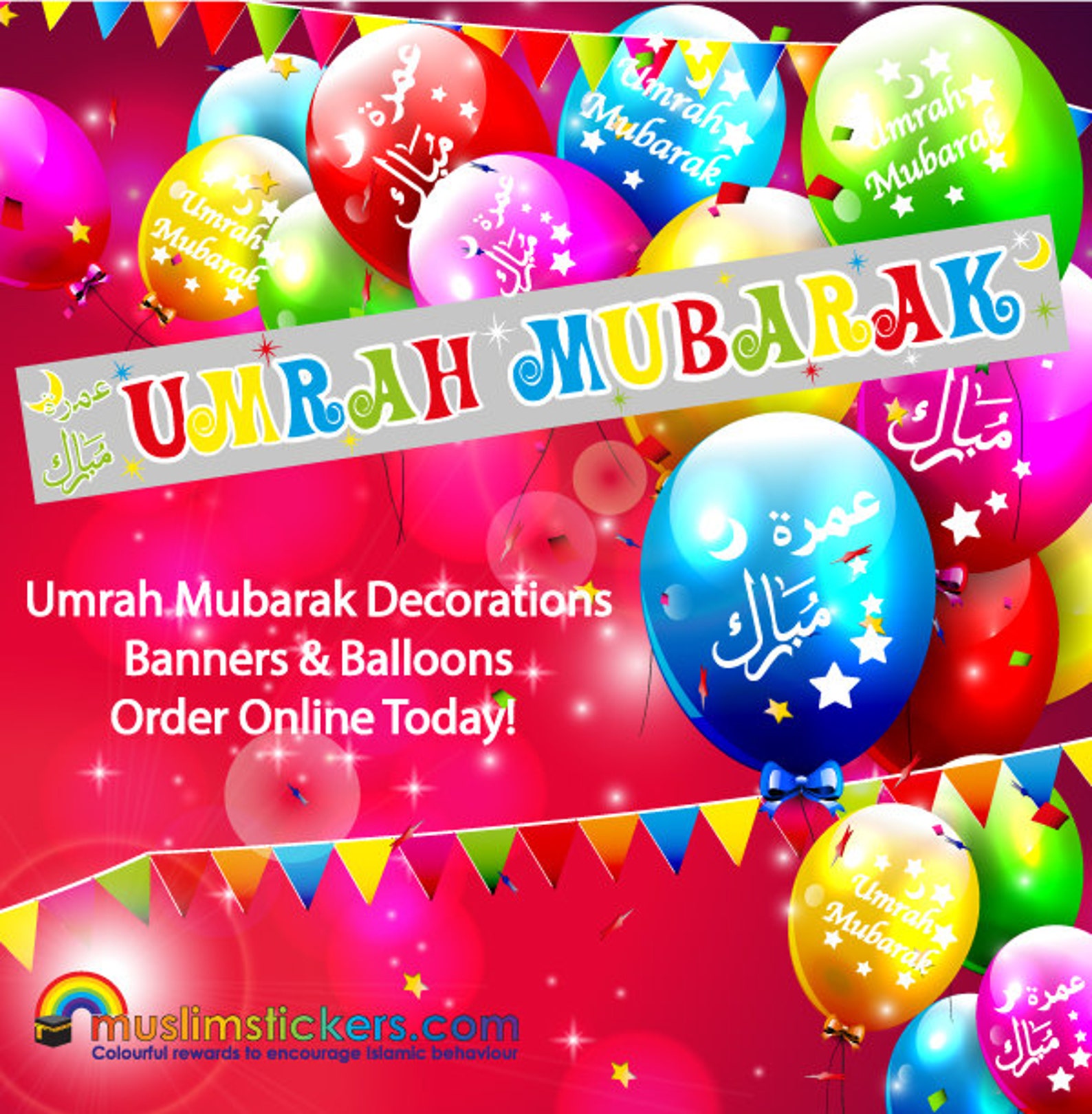 Umrah Mubarak Decorations Umrah Balloons Umrah Banner Umrah Etsy UK