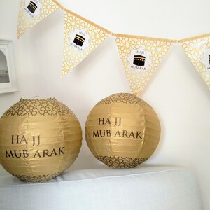 Hajj Mubarak Banner, Hajj Mubarak, Hajj Gift, Hajj Balloon, Hajj Party, Hajj Decorations, Hajji, Hajj, Hajj Bunting, Hajj Decor, Hajj Card image 3