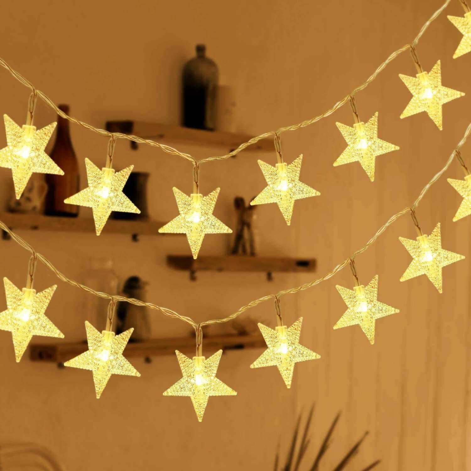Fairy Lights Festive Fairy Lights Fairy Light Star Lights Etsy UK