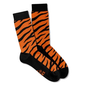 Wild Tiger Cat Striped Athletic Sport Knee High Compression Socks in 3  Color Options - CLEARANCE Socks