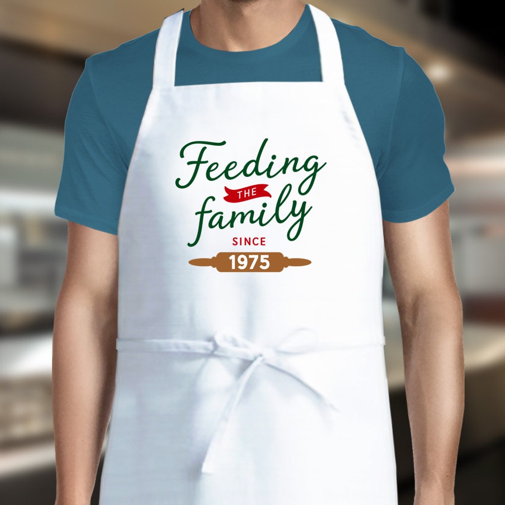 Image of 45Th Birthday Gift Funny Apron Cooking Personalised Present For 45 Year Old