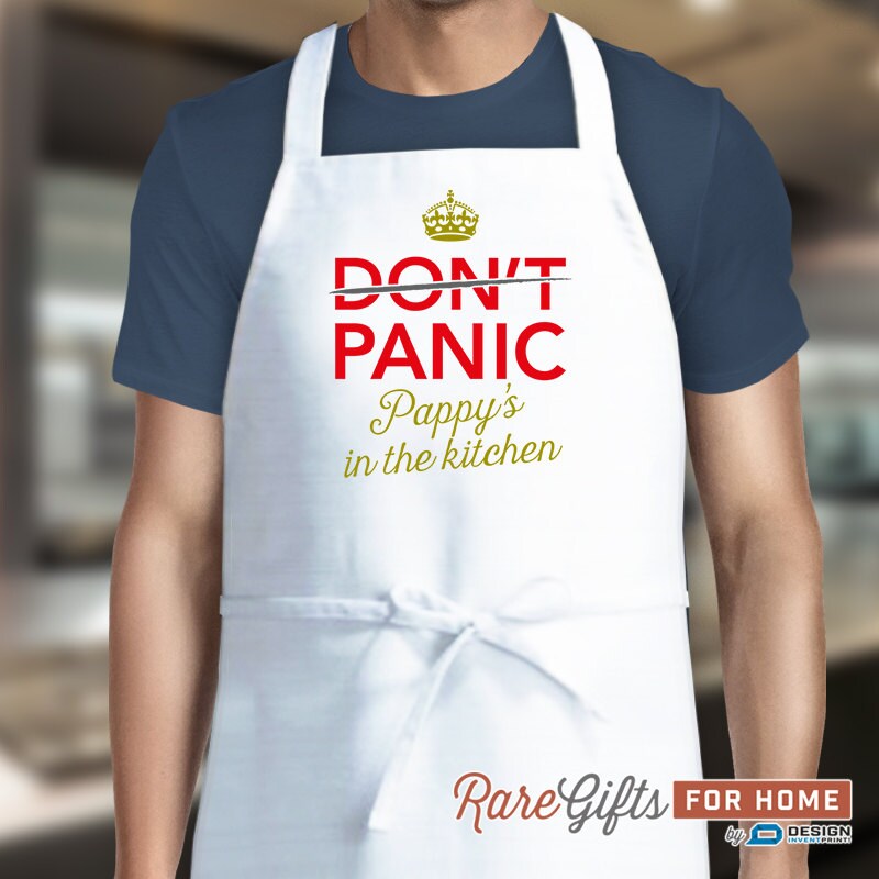 Image of Pappy Gift, Awesome Pappy, Birthday, Apron, Cooking Gift For Pappy’S in Kitchen, Personalized