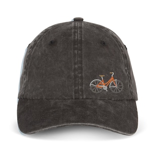 Embroidered Cycling Cap: Organic Cotton Baseball Hat