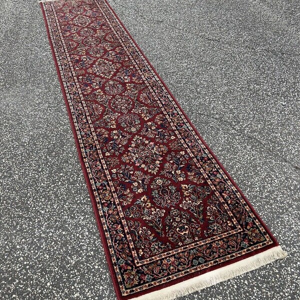 Karastan Red Sarouk #795 The Original Karastan Collection Runner 2' 6" x 12' (Shipping Not Included)