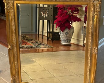 Labarge Gilt Beveled Mirror (Shipping not included)