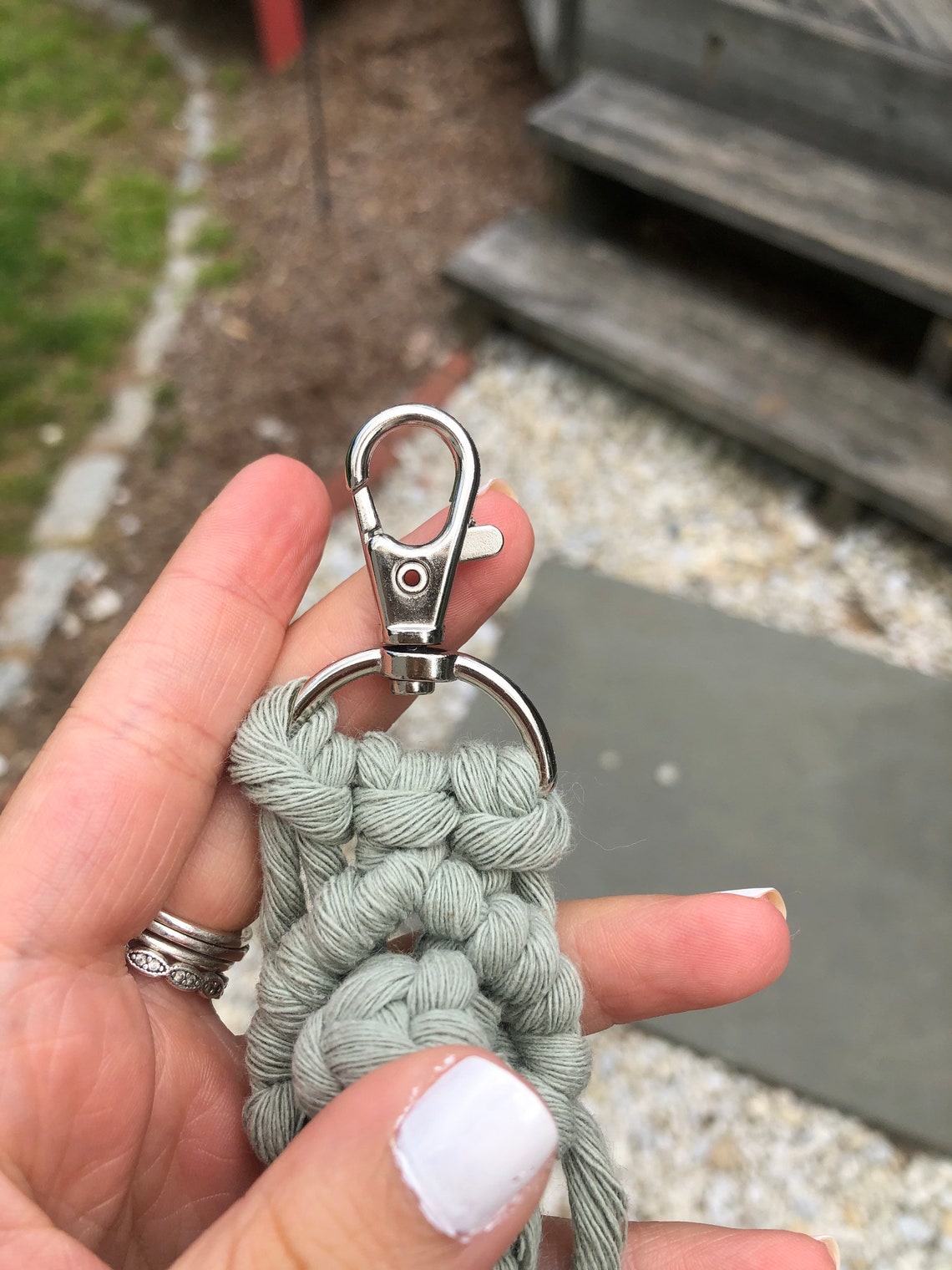 Sage Green Keychain Style 1 Etsy