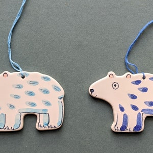 Woodland Creatures ceramic hang up decorations image 7