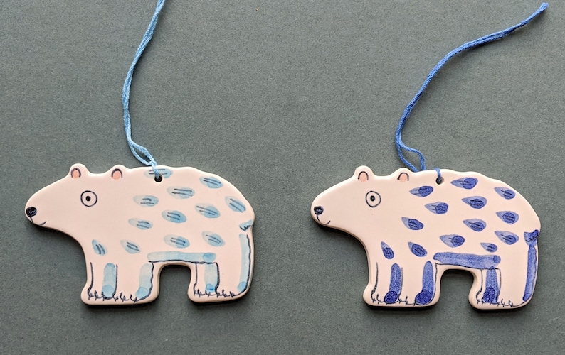 Woodland Creatures ceramic hang up decorations image 7