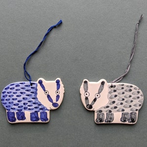 Woodland Creatures ceramic hang up decorations image 3