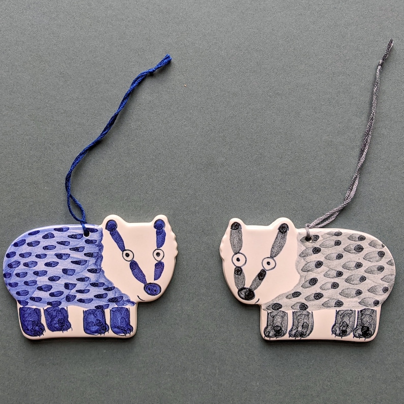 Woodland Creatures ceramic hang up decorations image 3