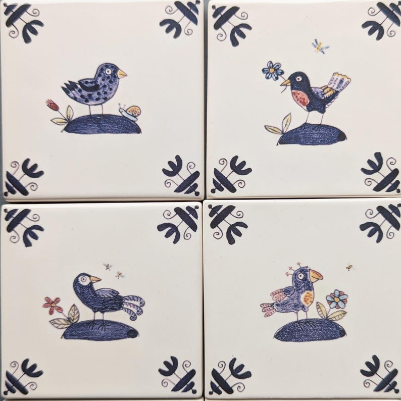 Little Bird Tiles - Etsy