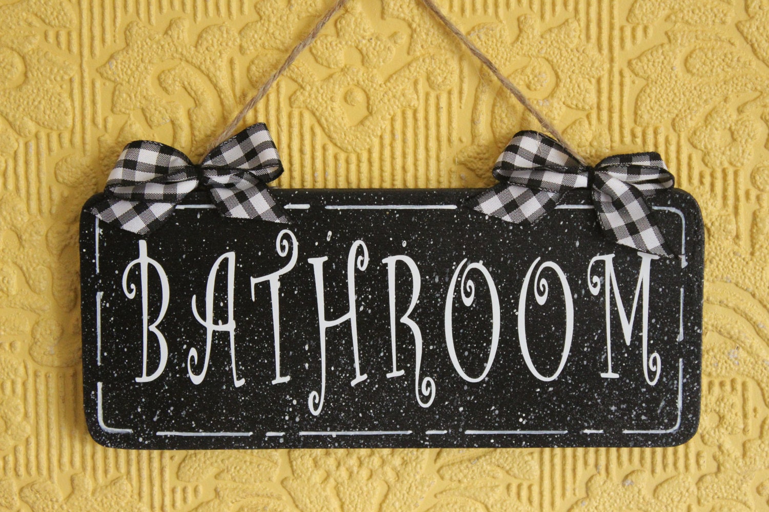 Lovely Decorative Hand crafted Wooden bathroom door sign Etsy