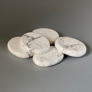 Howlite Worry Stone