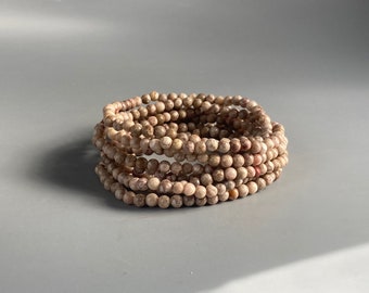 Maifan Stone Small Bead Bracelet