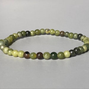 グリーン南中国翡翠小ビーズブレスレット