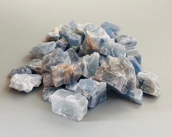 Rough Blue Calcite, Small Nuggets