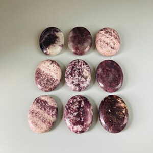 Lepidolite Worry Stones