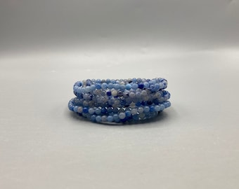 Blue Aventurine Small Bead Bracelet