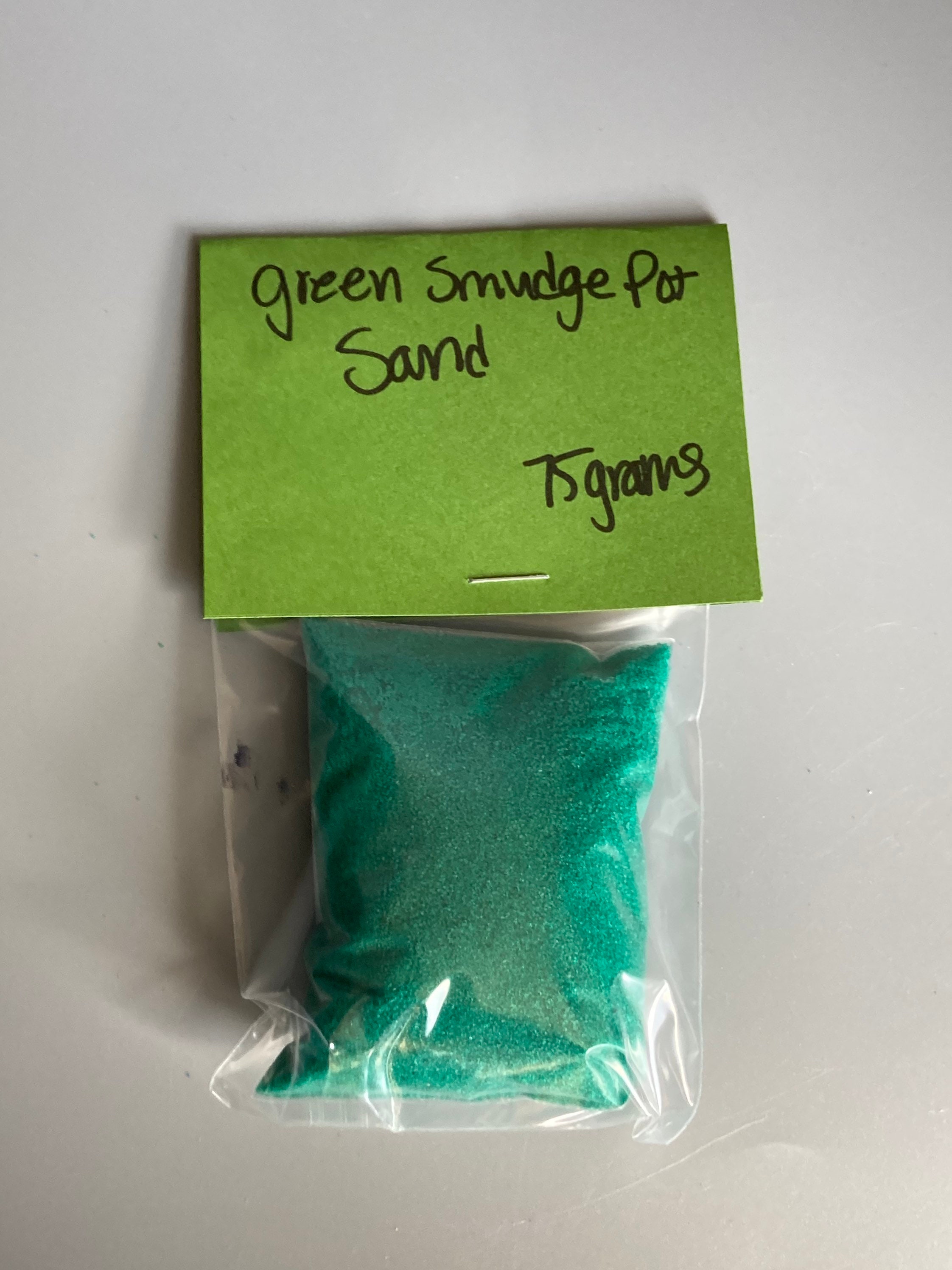 Green Smudge Pot Sand pot Not Included Etsy