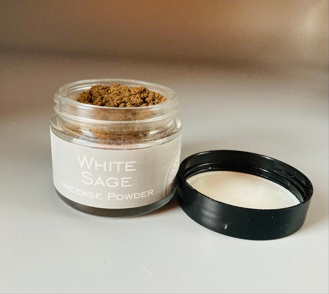 Traditional Incense Co White Sage Powder Incense Etsy