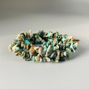 African Turquoise Chip Bracelet