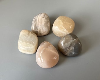 Moonstone, Tumbled Stone (.5-1.25 inch)