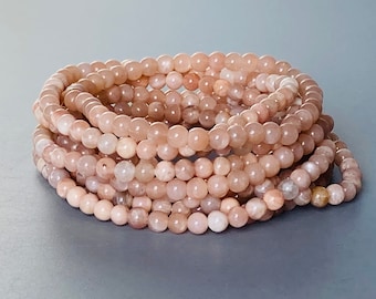 Sunstone Small Bead Bracelet