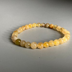 Citrine Medium Bead Bracelet