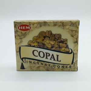 Hem Copal Incense Cones, 10 Cone Box