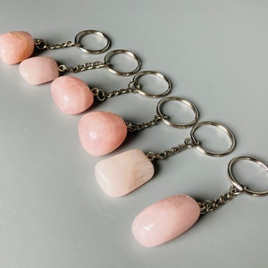 Rose Quartz Keychain